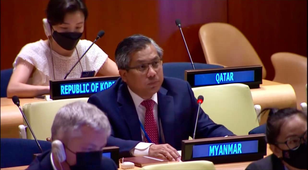 Statement by Ambassador Kyaw Moe Tun, Permanent Representative of Myanmar to the United Nations at the Informal Meeting of the UN General Assembly on the Briefing by the Special Envoy of the UN Secretary-General on Myanmar